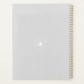 金ゴールドスクリプト未来ミセス・ドーブグレーウェディングプランナー プランナー手帳 (裏面)