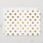 金ゴールドスクリプト4写真メリークリスマスフラット シーズンカード (裏面)