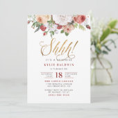 金ゴールドスクリプトShh!驚きの誕生日パーティーだ 招待状 (スタンド正面)