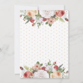 金ゴールドスクリプトShh!驚きの誕生日パーティーだ 招待状 (裏面)