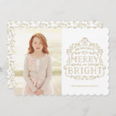 金ゴールドスクロールワーク休日 シーズンカード (正面/裏面)