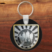 金ゴールドスクワッドピンキーチェーン キーホルダー (正面)