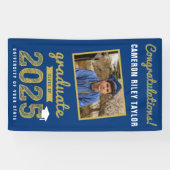 金ゴールドスケッチクラス2025写真卒業パーティー 横断幕 (横)