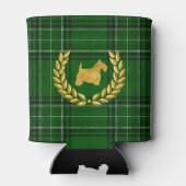 金ゴールドスコットランド&リースグリーンプレイド 缶クーラー (裏面)