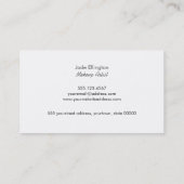 金ゴールドスタイリッシュシークインメイクアップアーティストリップスティック美しい 名刺 (裏面)