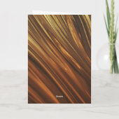 金ゴールドスタイリッシュハッピーアワーゲティングオールドおもしろい誕生日 カード (裏面)