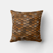 金ゴールドスタイリッシュブロンズのメタリックパターン クッション (裏面)