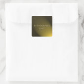 金ゴールドスタイル自動コピー作家シール スクエアシール (バッグ)