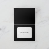 金ゴールドスターありがとう サンキューカード (内部)