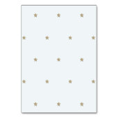 金ゴールドスターおよびブルークラウド テーブルナンバー (裏面)