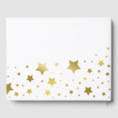 金ゴールドスターとホワイト卒業 ゲストブック (裏面)