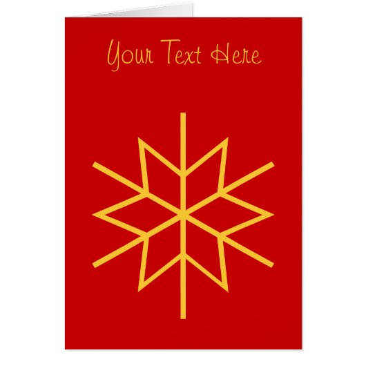 金ゴールドスターのグラフィックデザインレッドクリスマス (正面)
