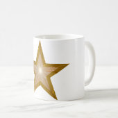 金ゴールドスターのマグ白 コーヒーマグカップ (正面右)