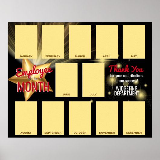 金ゴールドスターの写真社員 ポスター (正面)