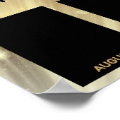 金ゴールドスターの写真社員 ポスター (角)