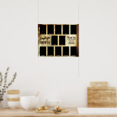 金ゴールドスターの写真社員 ポスター (キッチン)