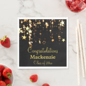 金ゴールドスターの卒業 スタンダードランチョンナプキン (インサイチュ)