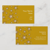 金ゴールドスターの名刺サイド金ゴールド 名刺 (正面/裏面)