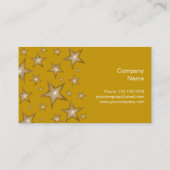 金ゴールドスターの名刺サイド金ゴールド 名刺 (裏面)