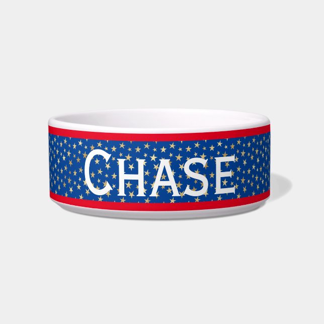 金ゴールドスターアメリカンセラミックスペットボウル ボウル (正面)