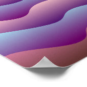 金ゴールドスターオブデイビッドon theステージRosh Hashanah Post ポスター (角)