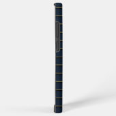 金ゴールドスターオンネイビーブルーサムスンケース SAMSUNG GALAXYケース (右側面)