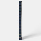 金ゴールドスターオンネイビーブルーサムスンケース SAMSUNG GALAXYケース (左側面)