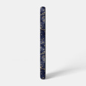 金ゴールドスターズオンネイビーナイトスカイ SAMSUNG GALAXYケース (左側面)