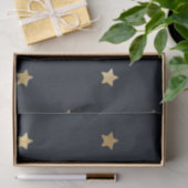 金ゴールドスターズオンミッドナイトブラック 薄葉紙 (ギフト)