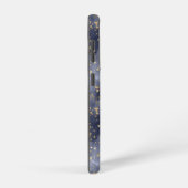 金ゴールドスターズオンライトネイビーナイトスカイ SAMSUNG GALAXYケース (右側面)