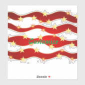 金ゴールドスターズクリスマスカイThunder_Cove シール (シート)