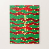 金ゴールドスターズクリスマスカイThunder_Cove ジグソーパズル (縦)