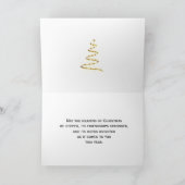 金ゴールドスターズクリスマスカード シーズンカード (内部)