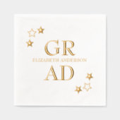 金ゴールドスターズグラード 箔ナプキン (正面)