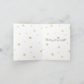 金ゴールドスターズサンキュー サンキューカード (内部)