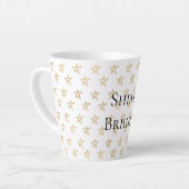 金ゴールドスターズシャインブライト カフェラテマグ (左アングル)