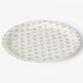 金ゴールドスターズシャインブライト ペーパープレート (アングル)