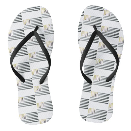 金ゴールドスターズシルバーストライプズ ビーチサンダル (ソール)