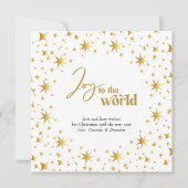 金ゴールドスターズジョイトゥザワールドシンプルエレガント シーズンカード (正面)