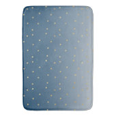 金ゴールドスターズスカイシャインブライトグラデーション バスマット (正面縦)