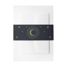 金ゴールドスターズナイトシナ日が差すことムーン結婚ズ 招待状ベリーバンド