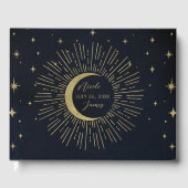 金ゴールドスターズナイトシナ日が差すことムーン ゲストブック (正面)