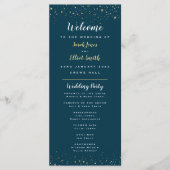 金ゴールドスターズネイビーフラットプログラム プログラム (正面)