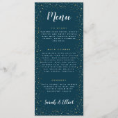 金ゴールドスターズネイビーフラットメニュー メニュー (正面)