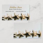 金ゴールドスターズビジネスカード 名刺 (正面/裏面)