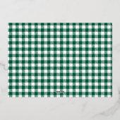 金ゴールドスターズフレアズウォームホリデーグリーティング 箔シーズンカード (裏面)