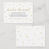 金ゴールドスターズブックのベビー要求 エンクロージャーカード (正面/裏面)