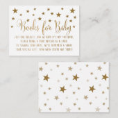 金ゴールドスターズブックリクエスト挿入カード エンクロージャーカード (正面/裏面)