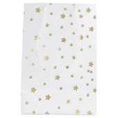 金ゴールドスターズラブ&ピース ミディアムペーパーバッグ (裏面)