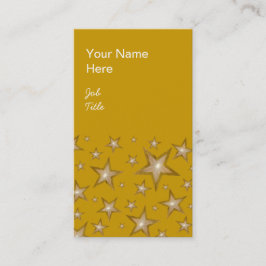金ゴールドスターズ名刺金ゴールドポートレート 名刺